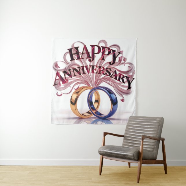 Bonne Tapisserie Mariage Anniversaire (En situation)