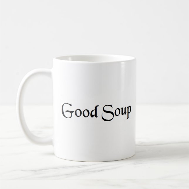 bonne tasse de café à soupe (Gauche)