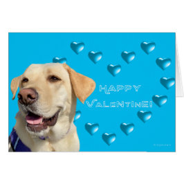Bonne Valentine mignonne Chien petite carte