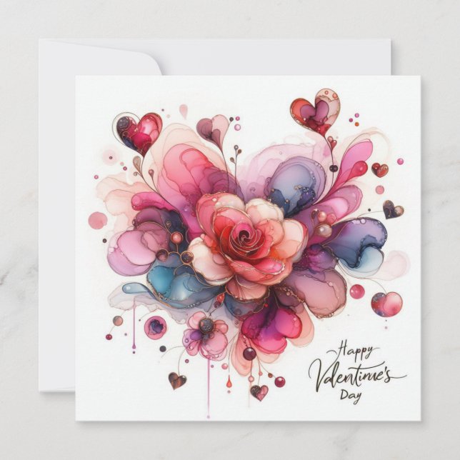 Bonne Valentines Day Love Cartes (Devant)