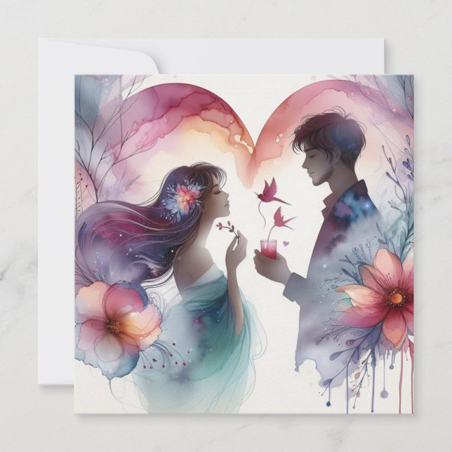 Bonne Valentines Day Love Cartes (Devant)