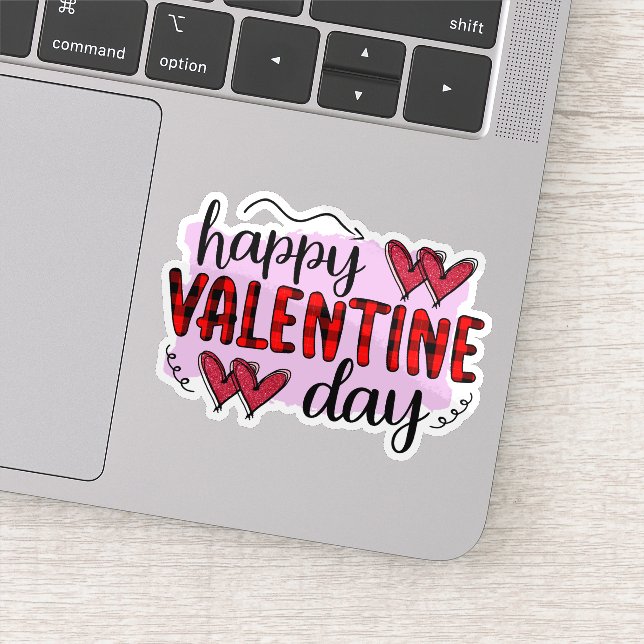 Bonne valentines jour autocollant (Détail)
