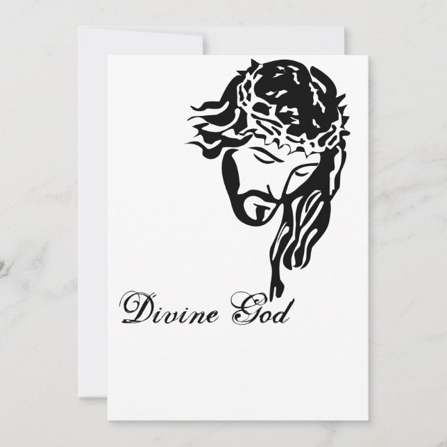 Bonne Vendredi Divin Dieu Carte Plat (Devant)