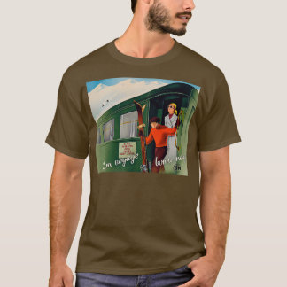 Bonne Voyage Reiseplakat T-Shirt
