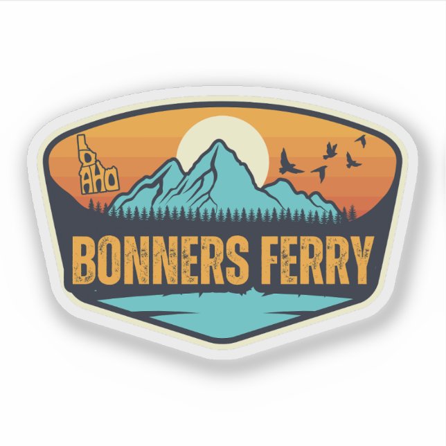 Bonners Ferry, Idaho Aufkleber (Vorderseite)