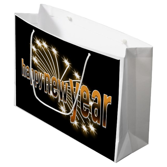 Bonnes années de grand sac de cadeau (Devant Angle)