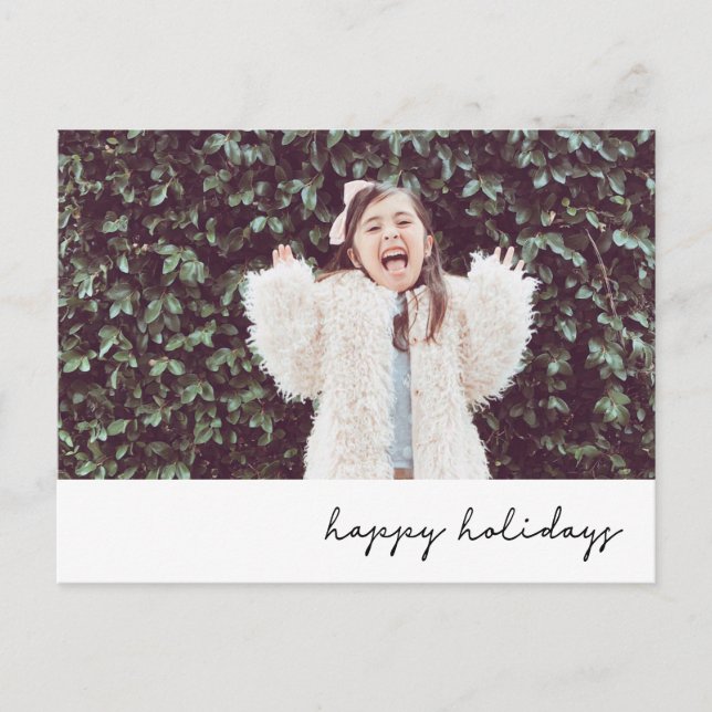 Bonnes fêtes carte postale (Devant)