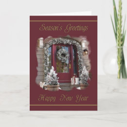 Bonnes Fêtes d'entreprise et carte de bonne année
