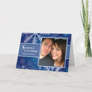 Bonnes Fêtes Nom personnalisé et Carte photo