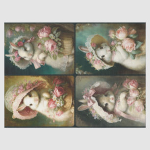 Bonnet Bunnies Tissue Paper Seidenpapier