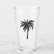 Bonnet en verre de palmier noir