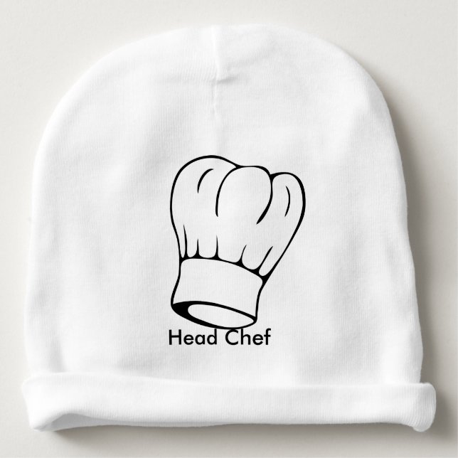 Bonnet Pour Bébé Calotte de bébé de chef principal (Devant)
