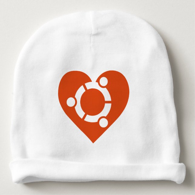 Bonnet Pour Bébé Calotte de bébé d'Ubuntu (Devant)