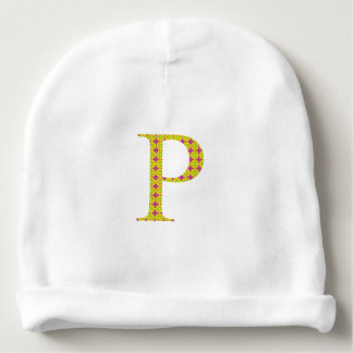 Bonnet Pour Bébé Casquette avec la lettre P