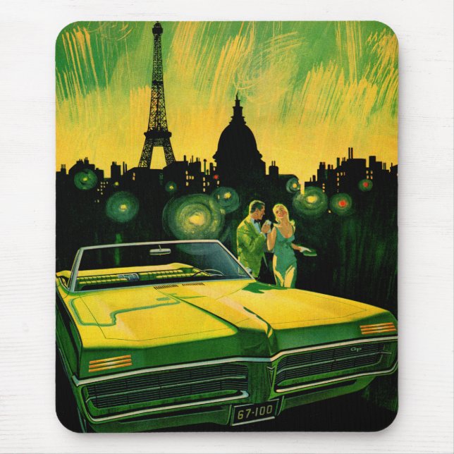 Bonneville-Cabrio der 60er Jahre Mousepad (Vorne)