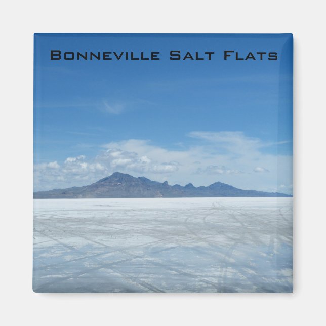 Bonneville Salt Flats Magnet (Vorne)