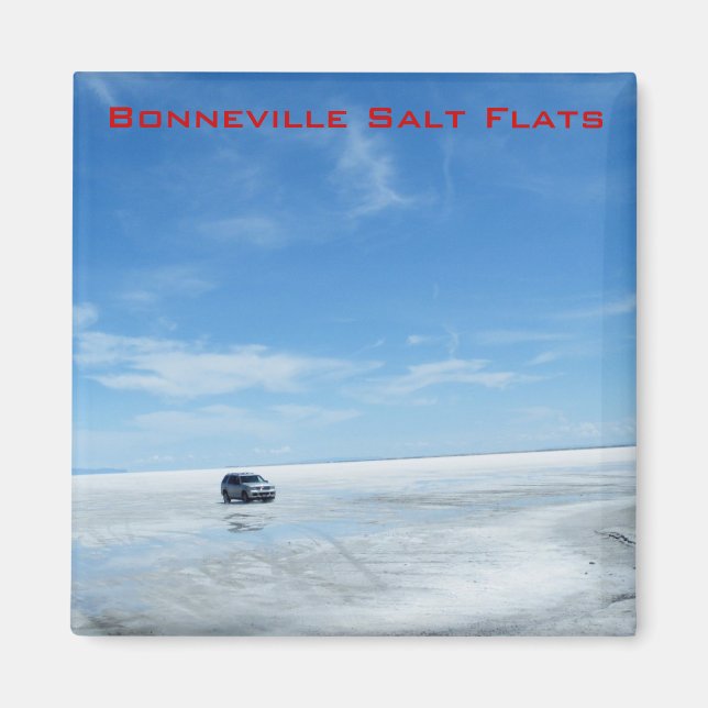 Bonneville Salt Flats Magnet (Vorne)