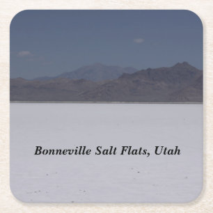 Bonneville Salt Flats Rechteckiger Pappuntersetzer