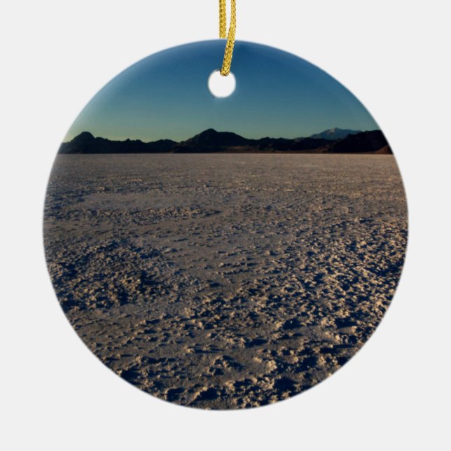 Bonneville Salt Flats, Utah Keramik Ornament (Vorne)