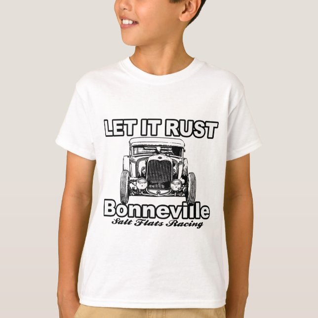 Bonneville-Salz-Ebene-Laufen T-Shirt (Vorderseite)