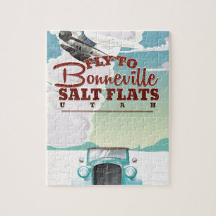 Bonneville Salz Flat Utah Jahrgang Reise