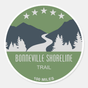 Bonneville Shoreline Trail Runder Aufkleber