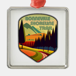 Bonneville Shoreline Trails Colors Ornament Aus Metall