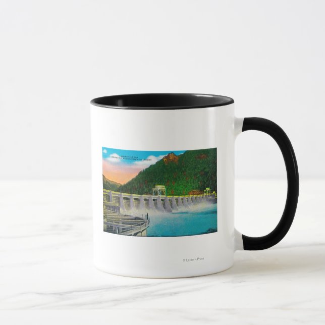 Bonneville-Staudamm am Columbia-Fluss Tasse (Rechts)