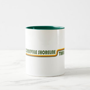 Bonneville Uferweg Zweifarbige Tasse
