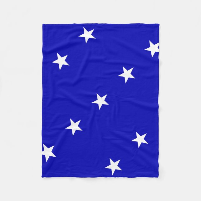 Bonnie-blauer Sumpf-Schwertlilie Fleecedecke (Vorderseite)