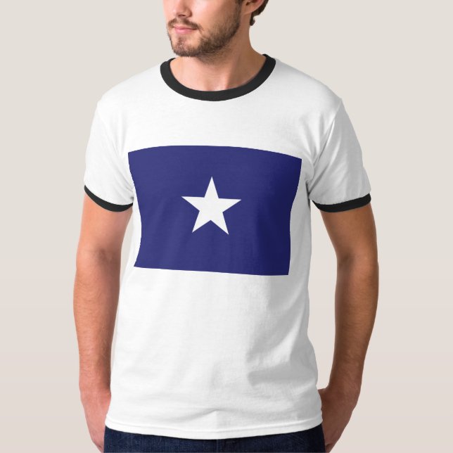 Bonnie-blauer Sumpf-Schwertlilie T-Shirt (Vorderseite)