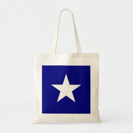 Bonnie Blue Flag mit einseitiger weißer Star-Tote- Tragetasche
