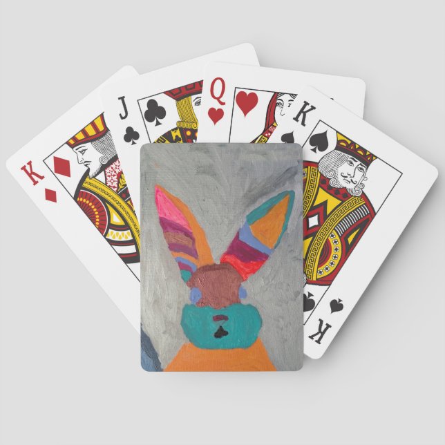 Bonnie Bunnie Cards - Spielerische Kunst von Gezei Spielkarten (Rückseite)
