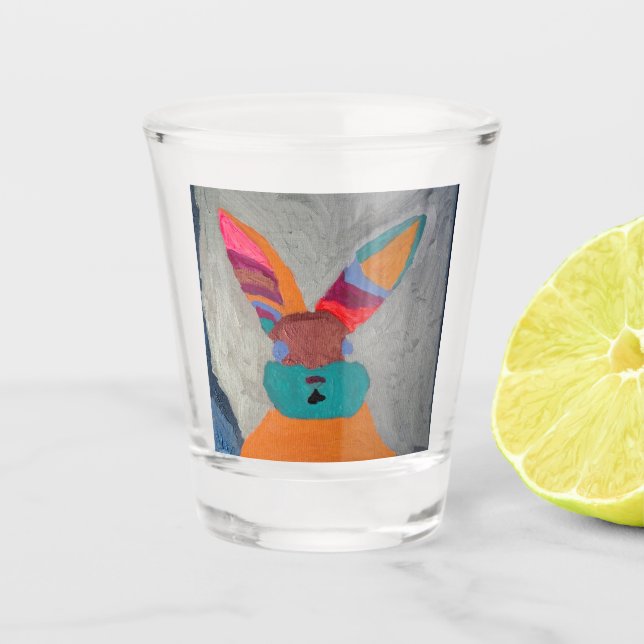 Bonnie Bunnie Shot Glass - CreativeDrew Schnapsglas (Vorderseite)