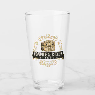 Bonnie & Clyde Hideout: Bierglas Glas