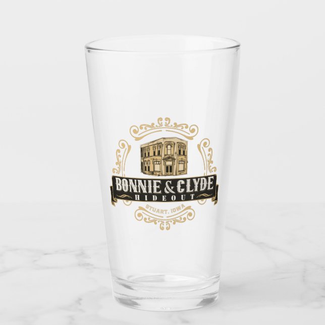 Bonnie & Clyde Hideout : Verre de bière (Devant)
