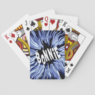Bonnie Name Star Art Spielkarten