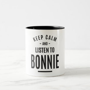Bonnie Personalisiert Name Zweifarbige Tasse