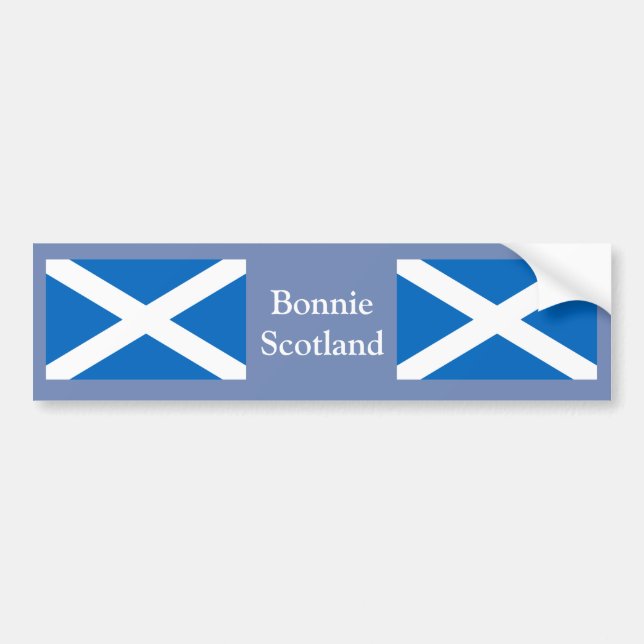 Bonnie Schottland Autoaufkleber (Vorne)