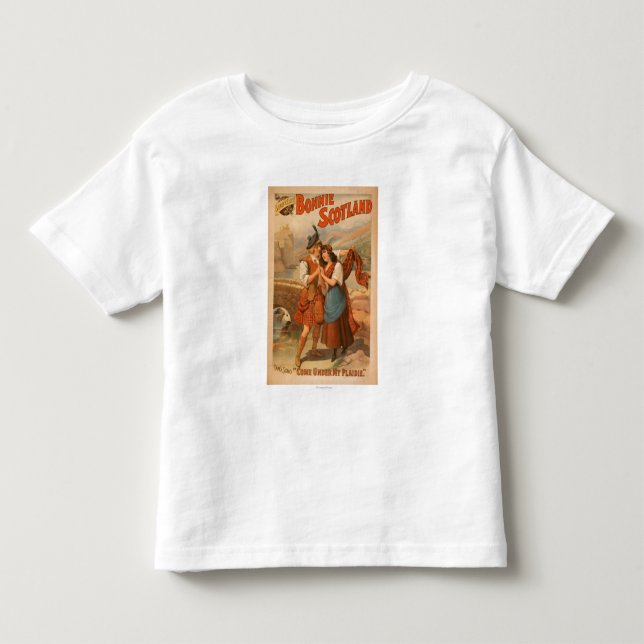 Bonnie Schottland Sidney-R. Ellis' Scottish-Spiel Kleinkind T-shirt (Vorderseite)
