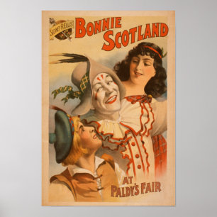 Bonnie Scotland am Fair Clown Theater Poster