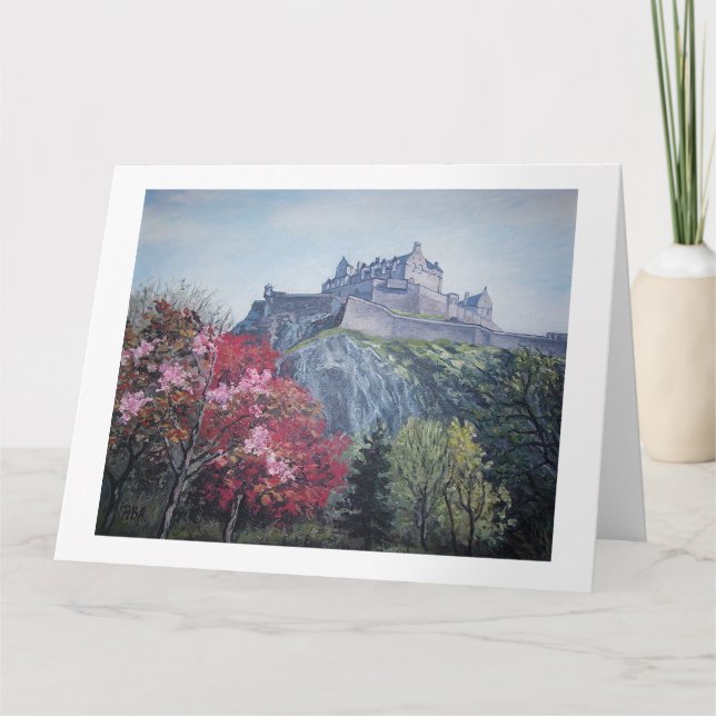 Bonnie Scotland Edinburgh Castle Karte (Vorderseite)