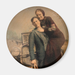 Bonnie u. Clyde Magnet