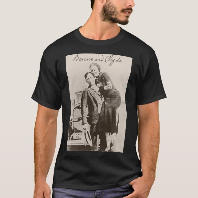 Bonnie und Clyde T-Shirt (Vorderseite)