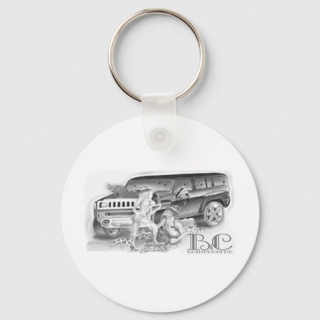 Bonny n Clyde Schlüsselanhänger (Vorderseite)