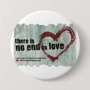 Bono Geburtstags-Knopf "dort ist kein Ende zur Button