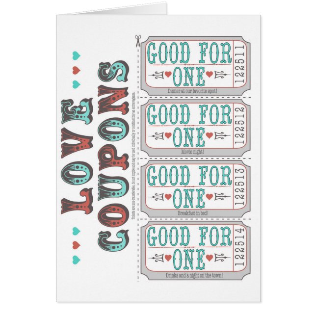 Bons d'amour (Devant)