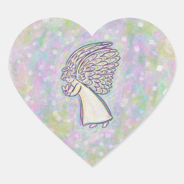 Bons Stickers Guardian Angel Art Custom Decal (Devant)