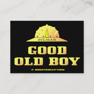 Bons vieux cartes de visite de garçon