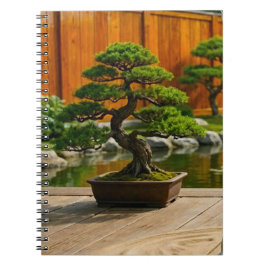 Bonsai-Baum des Drachen der Balance Notizblock
